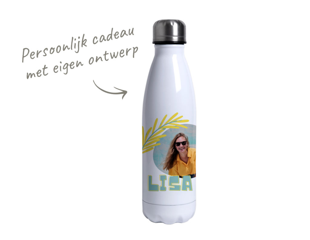 Drinkfles met eigen foto